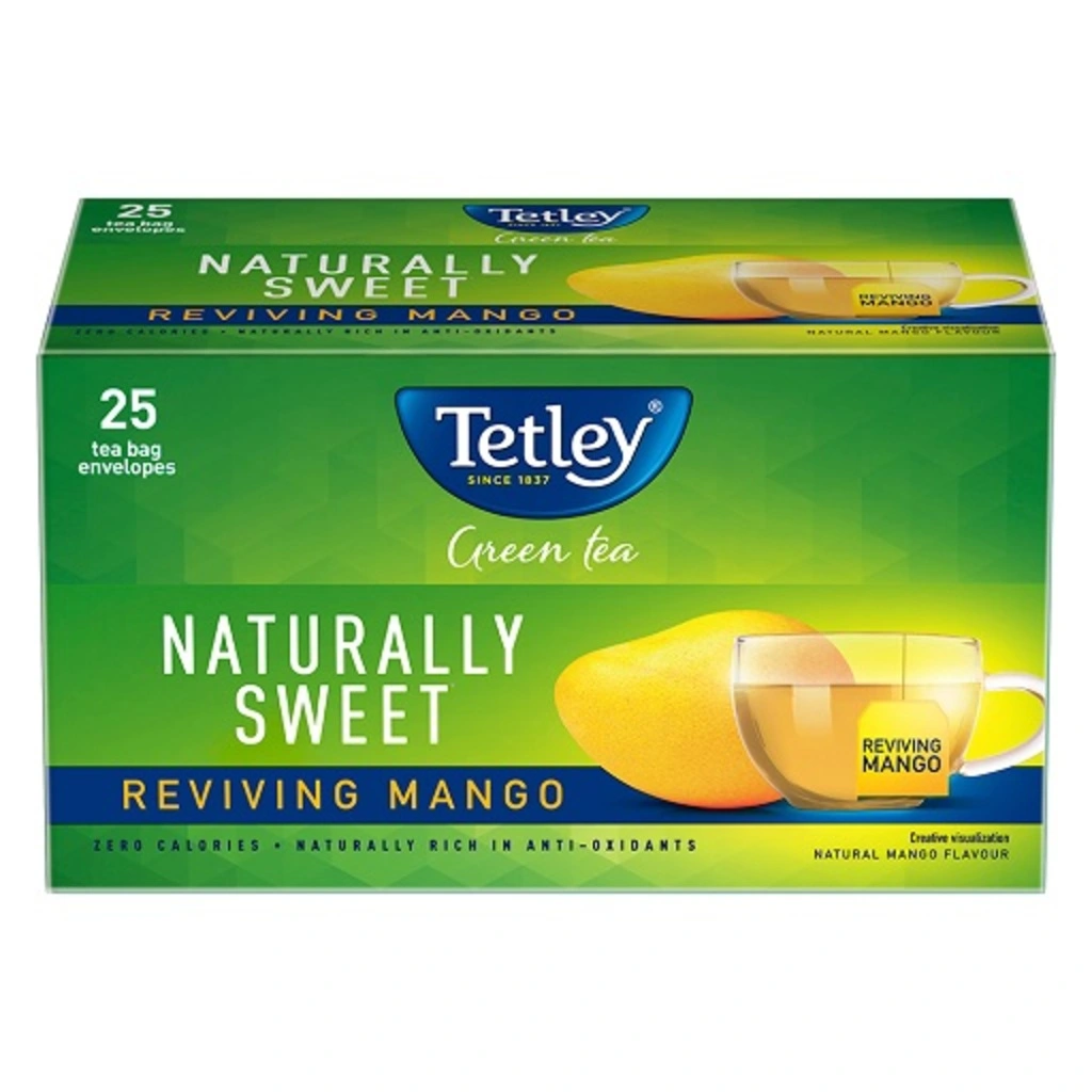 Tetley Naturally Reviving Mango 25 Tea Bag