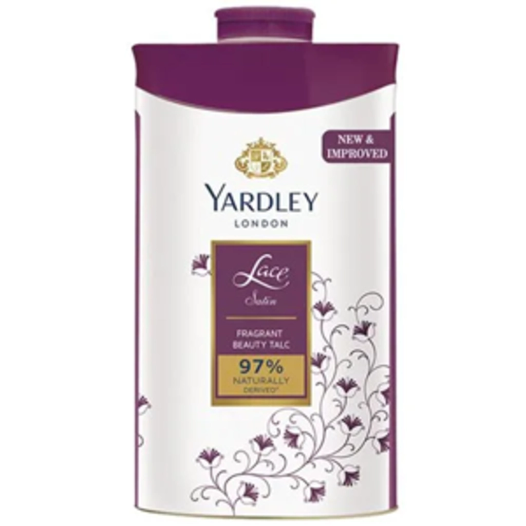 Yardley Lace Satin Talc 100Gm