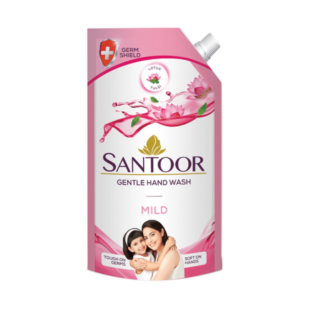 SANTOOR HW MILD (LOTUS TULSI) (750 ml)