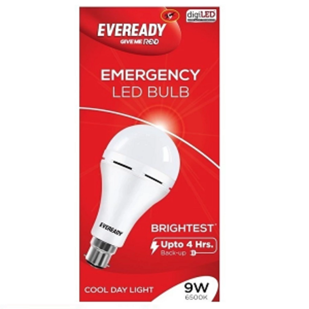Led Chargable Bulb 9W 6500K