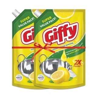 GIFFY DISH WASH YELLOW POU (2 lt)