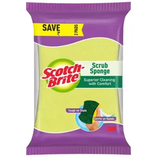 SCRUB SPONGE 6X9.5CM 3N