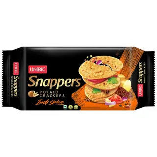 Unibic Snappers Potatao Crackers Indi Spice 280Gm