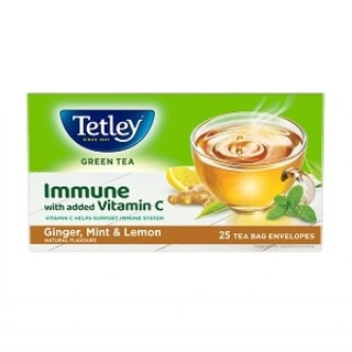 Tetley Green Tea Ginger Mint Lemon 25*Tea Bag
