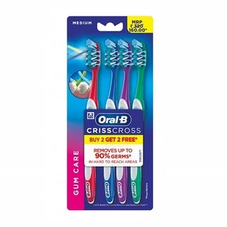 ORAL-B CRISSCROSS DEEP CLEAN TB 2+2(M)