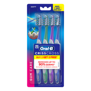 ORAL-B CRISSCROSS DEEP CLEAN 2+2 SOFT