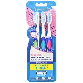 ORAL-B CRISSCROSS SENSITIVE ULTRA SOFT2+1