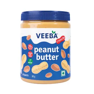 VEEBA PEANUT BUTTER CRUNCHY 1KG.