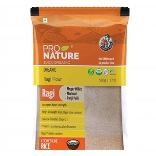 Nature Organic Ragi Flour 500Gm