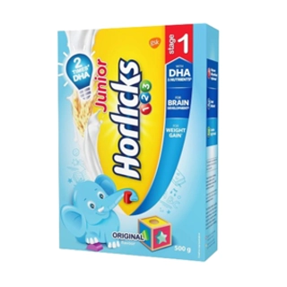 HORLICKS JUNIOR VANILLA 500GM.