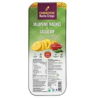 Jalapeno Nachos & Salsa Dip 70Gm