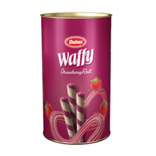 Waffy Strawberry Roll 300Gm