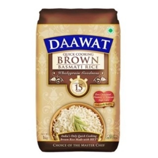 Daawat Brown Bas Rice 1Kg Jar
