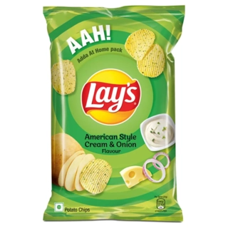 AMERICAN STYLE CREAM & ONION FLAVOUR CHIPS 48G