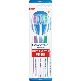 Soft Tooth Brush Sensitive 3Pcs