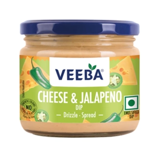 VEEBA CHEESE & JALEPENO DIP 300GM.