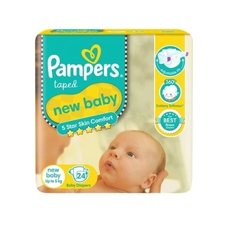 New Baby Premium Taped 24 Diapers