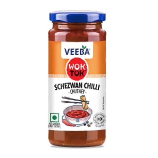 VEEBA SCHEZWAN CHILLI CHUTNEY 250GM.
