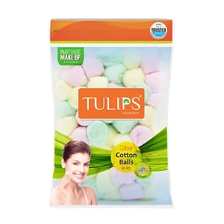 Cotton Balls Multi Color 50Pcs