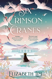 SIX CRIMSON CRANES