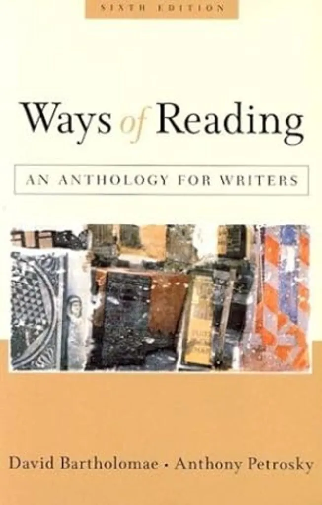 Ways of Reading: An Anthology for Writers (used, good condition)