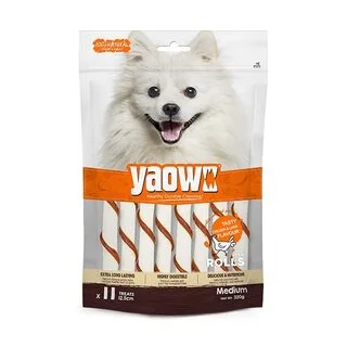 Yaowo chicken and liver braided Bone Medium