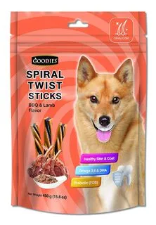 Goodies Spiral Twist Sticks Dogs