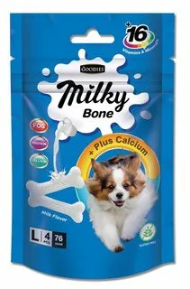 Goodies Dog Treat Milky Bone Promote Strong Bone Milk 4in1 Large