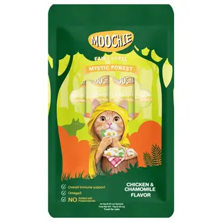 Moochie Chicken & Chamomile Flavour Cat Treats, 75g