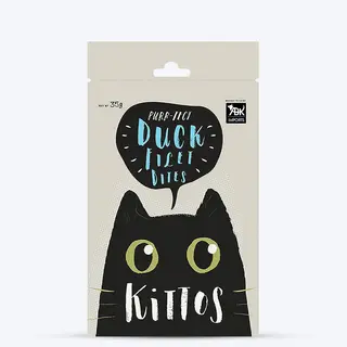 Kittos Duck Filet Bites Cat Treats - 35 g