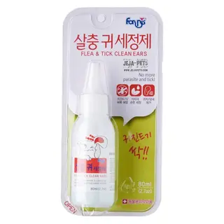 Forcans Flea & Tick Clean Ears for Dogs - 80mL