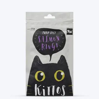 Kittos Purr-Fect Salmon Rings Cat Treats - 35 g