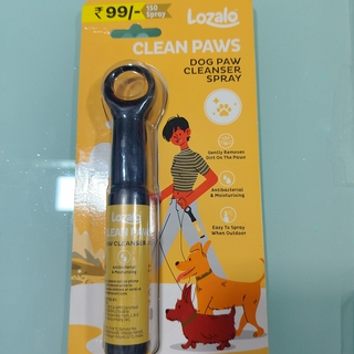 LOZALO CLEAN PAWS DOG PAW CLEANSER SPRAY 22ML