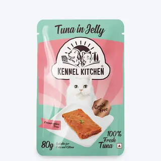 Kennel Kitchen Tuna in Jelly Grain Free Wet Cat Food - 80 g packs