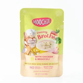Moochie Mousse with Chicken & Broccoli Wet Cat Food (40g)