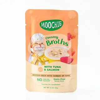 Moochie Mousse with Tuna  & Salmon Wet Cat Food (40g)