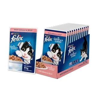 Purina Felix Salmon In Jelly Flavour 85 g