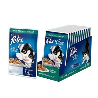 Purina Felix Mackerel In Jelly Flavour 85 g