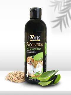 Petex Aloevera Pet Shampoo with Oatmeal & Aloevera Extract 250 mL