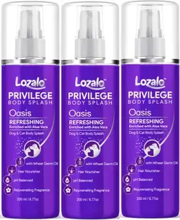 Lozalo Privelege Body Splash (Oasis) for Dogs & Cats, 200 ml