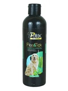 Petex Flea & Tick Dog Shampoo With Natural Herbs Lavender & Tea Tree Oil Dog 500 ml