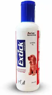 Pet Mankind Flea and Tick EXTICK SHAMPOO Anti Tick Shampoo for Dogs and Cats 200 ml Dog Shampoo  (200 ml)
