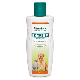 Himalaya Erina-EP Tick and Flea Control Shampoo (Lemon Fragrance), 200 ml