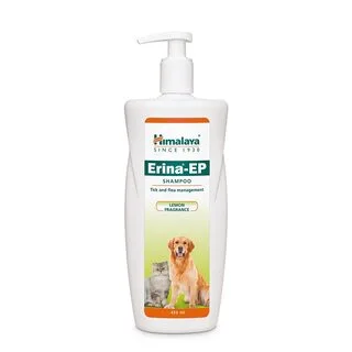 Himalaya Erina-EP Tick and Flea Control Shampoo (Lemon Fragrance), 450 ml