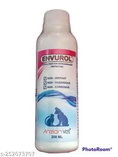 AreionVet Envurol Disinfectant For Extraordinary Protection For Dogs & Cats, 200 mL