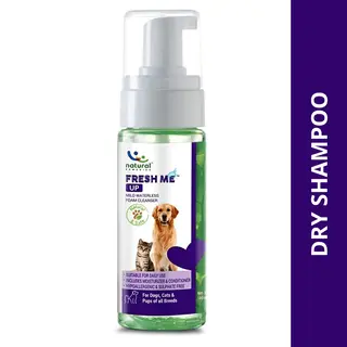 Natural Remedies Fresh Me Up Waterless foam cleanser for Dogs and Cats, 140 mL