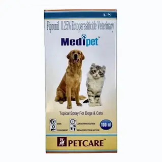 Pet care Medipet Topical Spray for Dogs & Cats 100ml flea & tick spray