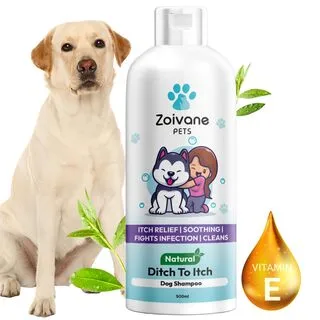 ZOIVANE Pets Dog Shampoo Natural Ditch to Itch 200ml