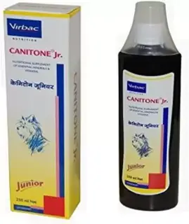 Virbac Canitone Jr. Nutritional Supplement Syrup for Puppies and Young Dogs 250ML