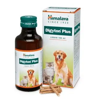 Himalaya Digyton Plus Liquid 100 mL for Dogs & Cats Digestive Stimulant- Digyton Liquid